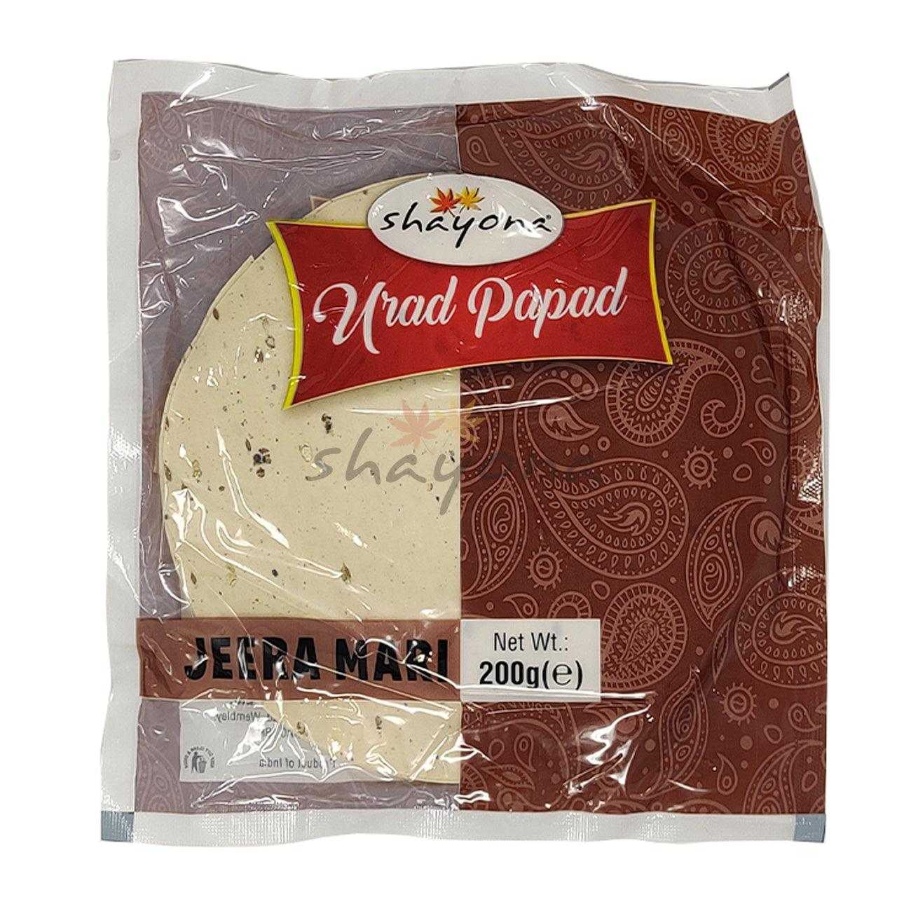 Shayona Jeera Mari Papad