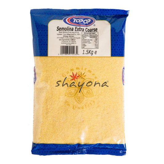 TopOp Semolina Extra Coarse - Shayona UK