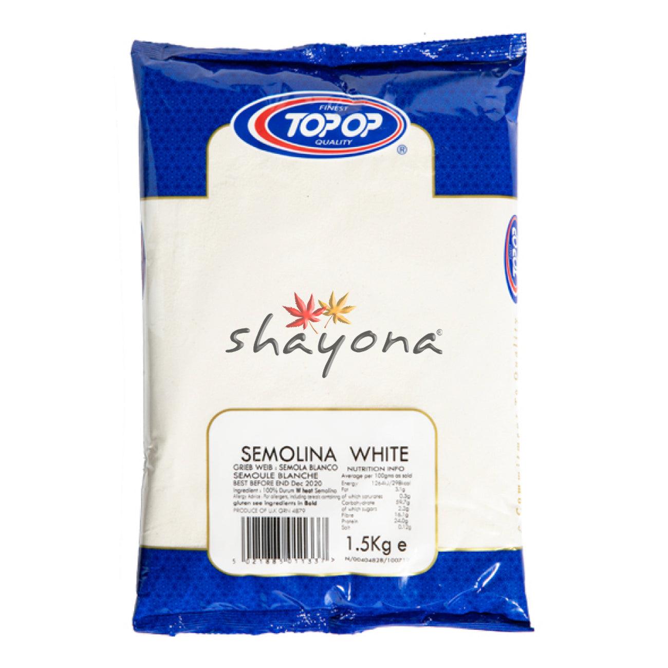 TopOp Semolina White - Shayona UK