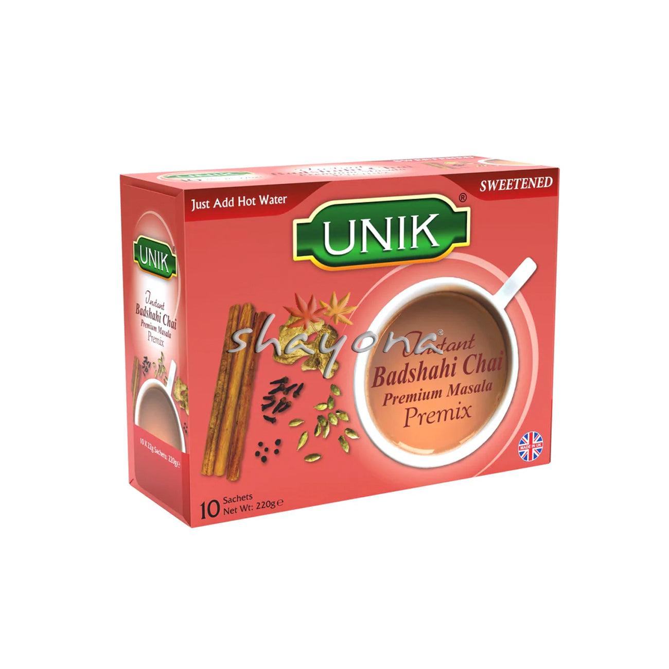UNIK Instant Badshahi Chai Sweetened - Shayona UK
