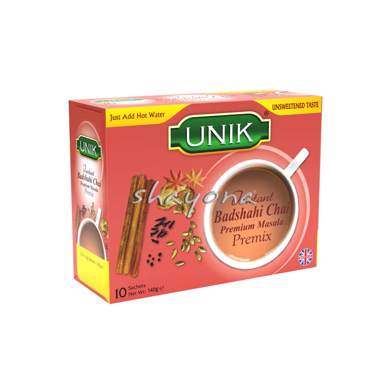 UNIK Instant Badshahi Chai Unsweetened - Shayona UK