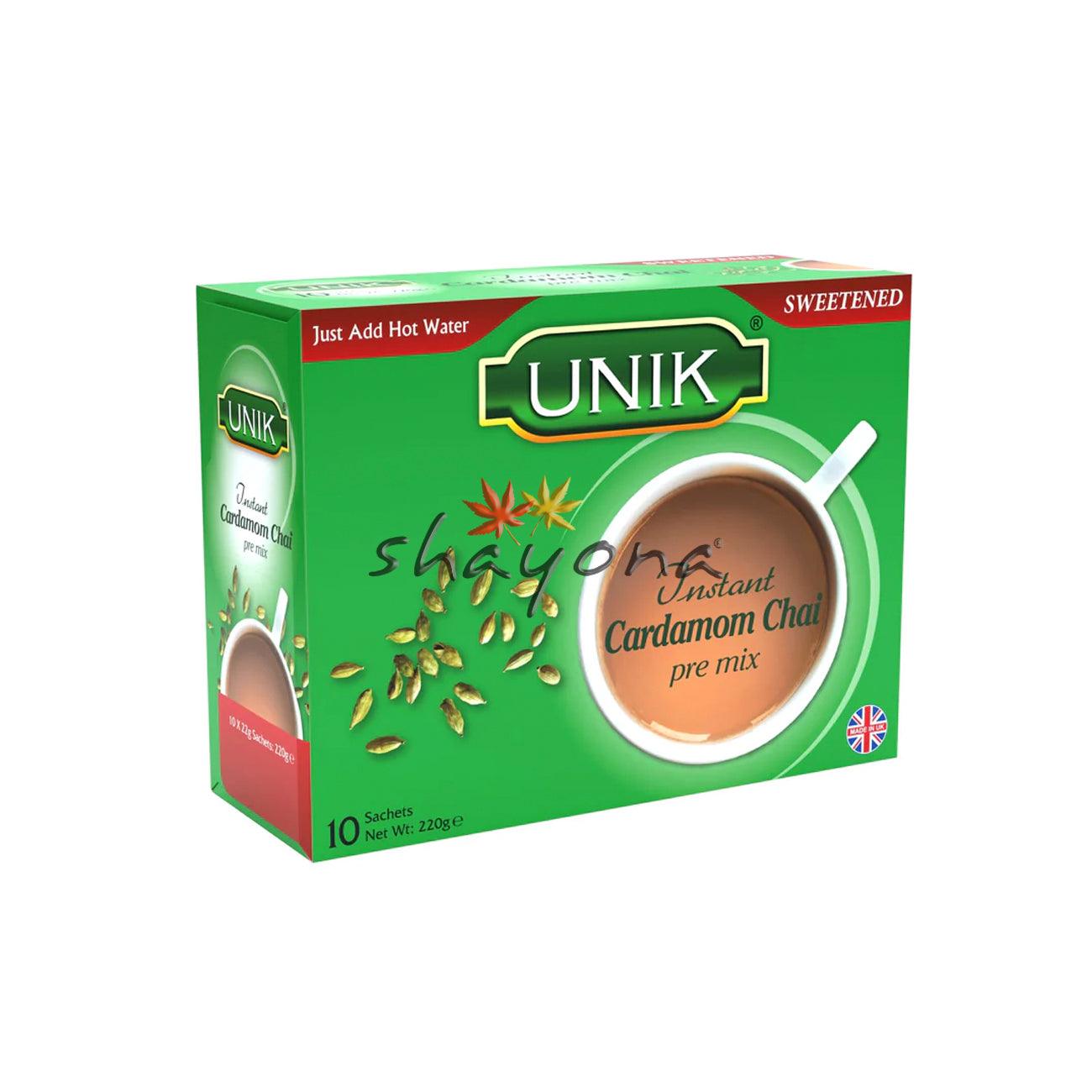 UNIK Instant Cardamom Chai Sweetened - Shayona UK