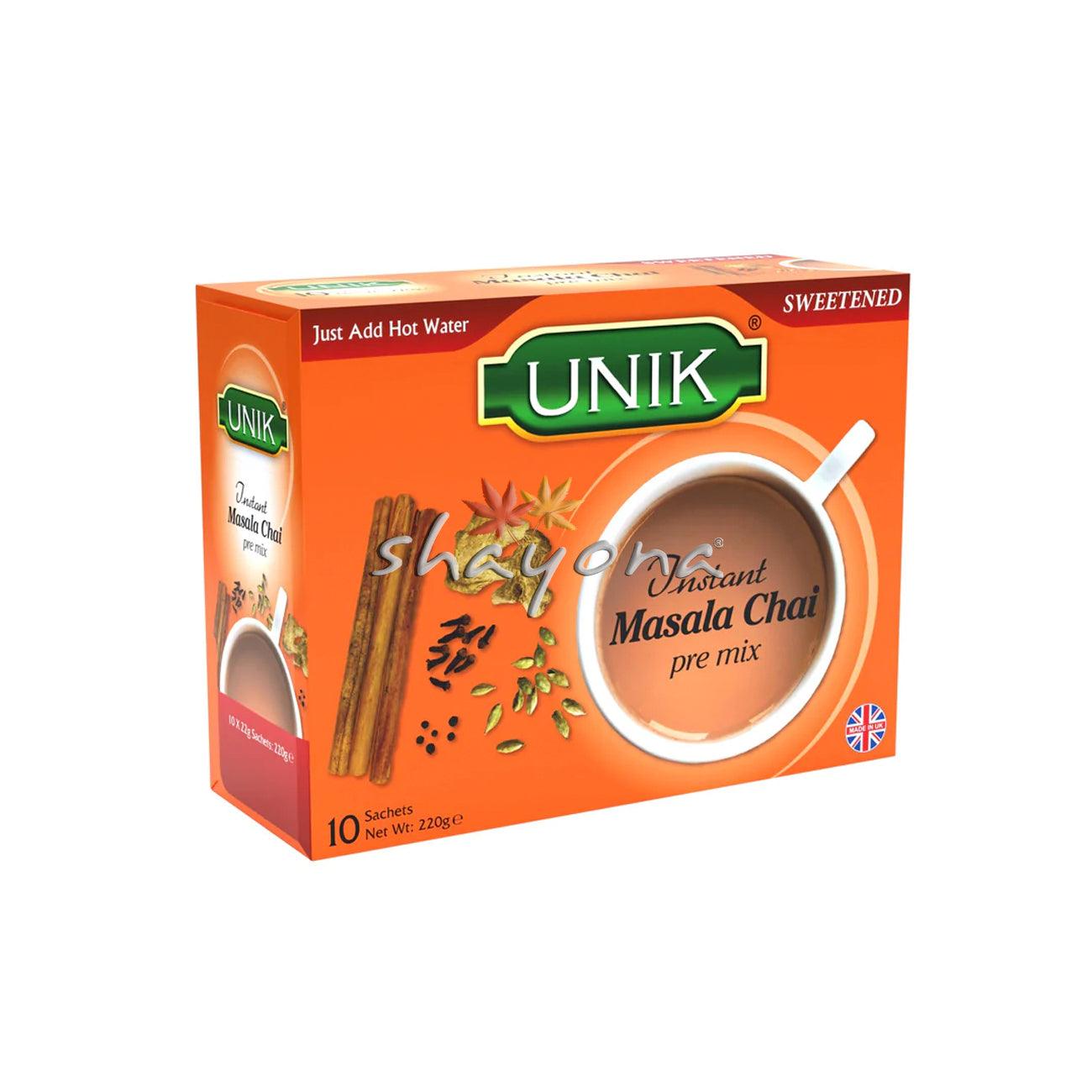 UNIK Instant Masala Chai Sweetened - Shayona UK