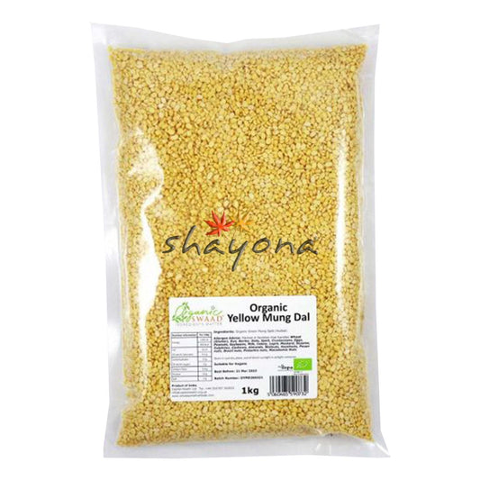 Organic Swaad Organic Mung Dal Yellow Hulled - Shayona UK