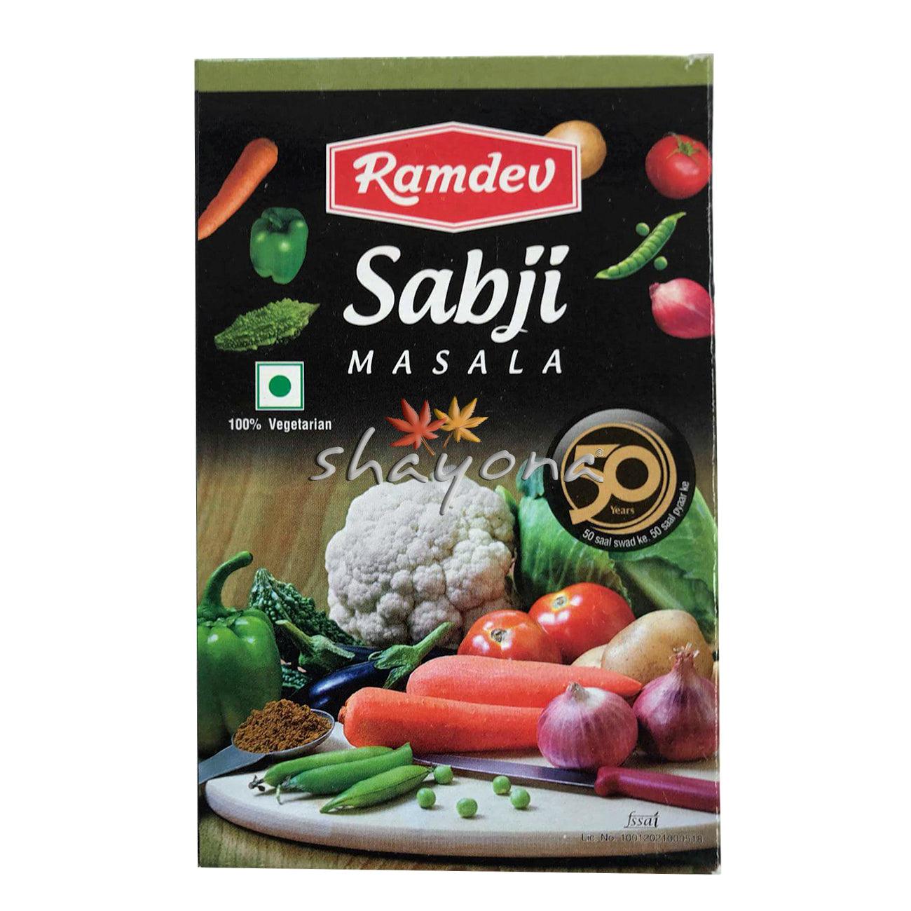 Ramdev Sabji Masala - Shayona UK